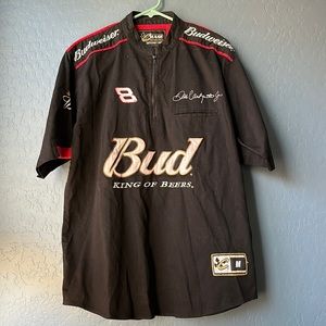 Dale Earnhardt Jr Budweiser 8 embroidered  pull-over shirt